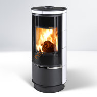 Керамическая печь-камин Thorma ANDORRA Ceramic PLUS белая