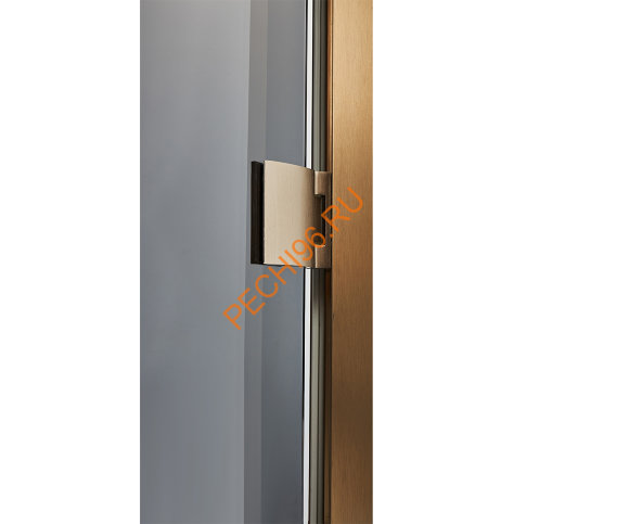 Дверь стеклянная Grandis GS 8х21-MG-Н-BR коробка алюминий Brasch