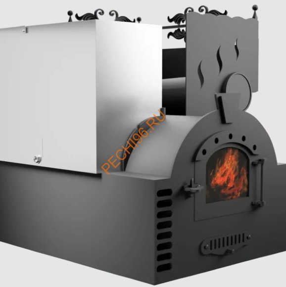 Печь банная Термосфера Горыныч 3, малая дверь со стеклом, система СВО