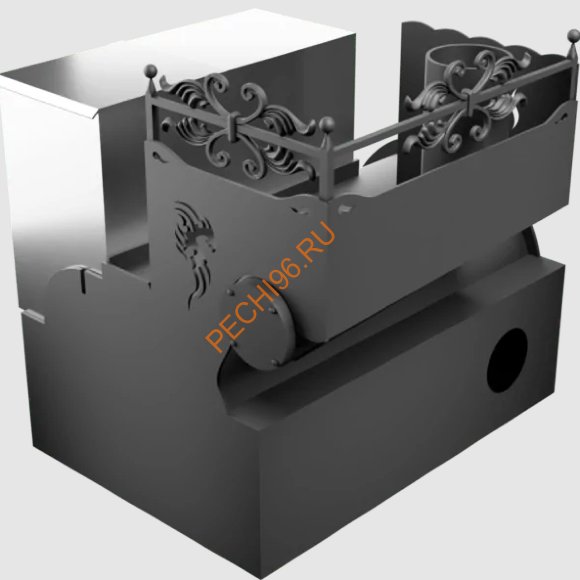Печь банная Термосфера Горыныч 3, малая дверь со стеклом, система СВО