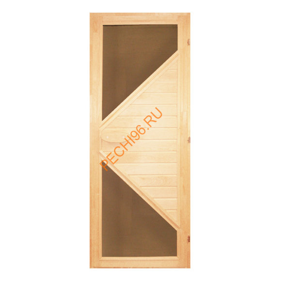 Дверь деревянная со стеклом УМК 9215М осина