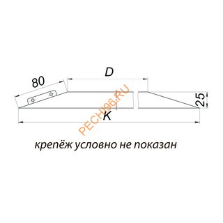 Накладка декоративная ВУЛКАН VBR D115/210, черная