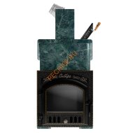 Печь банная Сибирь-премиум 25 (545х545), ТК 300 мм, ЗК, в облицовке Президент змеевик Печь банная Сибирь-премиум 25 (545х545), ТК 300 мм, ЗК, в облицовке Президент змеевик