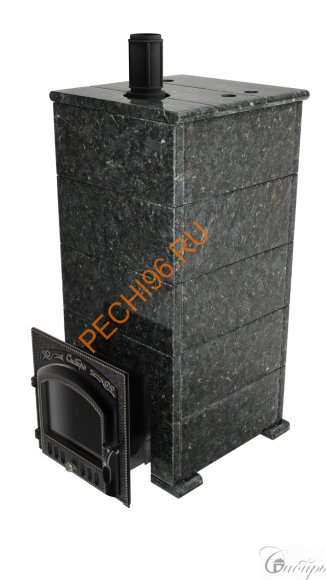 Печь банная Сибирь-премиум 40 (545х545), ТК 400 мм, ЗК, в облицовке Русский пар пироксенит Печь банная Сибирь-премиум 40 (545х545), ТК 400 мм, ЗК, в облицовке Русский пар пироксенит