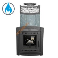 Печь банная Атмосфера XL Талькохлорит ламель+сетка, с горелкой