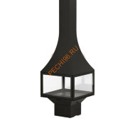 Камин Bordelet JULIETTA 985 Black Line, центральный на ножке Камин Bordelet JULIETTA 985 Black Line, центральный на ножке