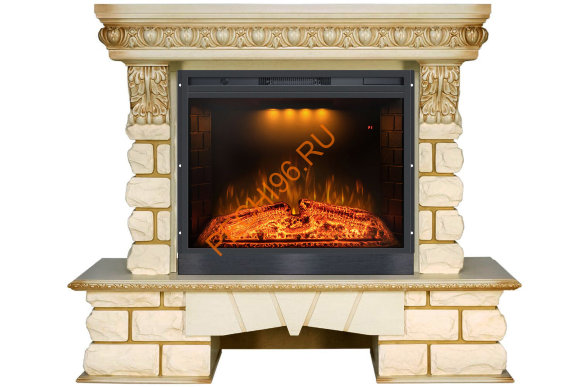 Электрический камин Royal Flame Pierre Luxe LORD с очагом Emerald 28