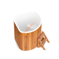 Купель композитная Polarspa CORNER 130 термобереза светлая