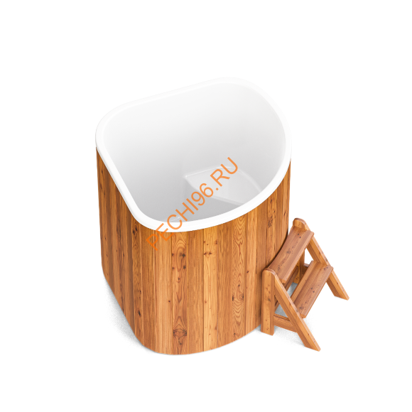 Купель композитная Polarspa CORNER 130 термобереза светлая