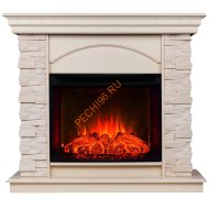 Электрокамин RealFlame Elford WT с очагом Evrika 25,5 LED Электрокамин RealFlame Elford WT с очагом Evrika 25,5 LED