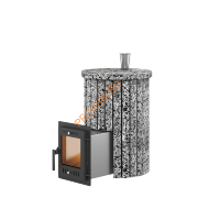 Печь банная Эверест Steam Master 18 INOX, Ламель Пироксенит Элит, S-20