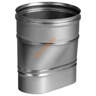 Переходник Вулкан VOR с овала 120x240 на D180 Переходник Вулкан VOR с овала 120x240 на D180