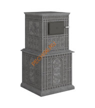 Печь банная газовая RT-50RV 310S Талькомагнезит Истеблишмент с прямыми углами Печь банная газовая RT-50RV 310S Талькомагнезит Истеблишмент с прямыми углами