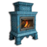 Печь-камин КимрПечь Кострома пристенный двухъярусный Волна Печь-камин КимрПечь Кострома пристенный двухъярусный Волна