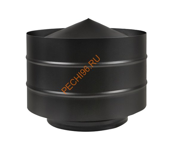 Дефлектор Везувий BLACK (Оц+AISI 430/0,5мм) d 200/300 мм
