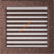 Вентиляционная решетка Kratki 22МХ 220х220 мм латунь