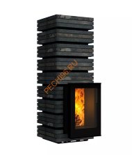 Дровяная банная печь Grill'D Shaman Long, 2 каменки Дровяная банная печь Grill'D Shaman Long, 2 каменки