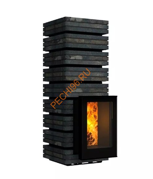 Дровяная банная печь Grill'D Shaman Long, 2 каменки