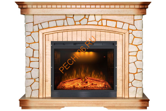 Электрический камин Royal Flame Glasgow с очагом Emerald 28