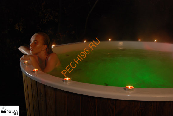 Купель композитная Polarspa CORNER 130 термососна светлая Купель композитная Polarspa CORNER 130 термососна светлая