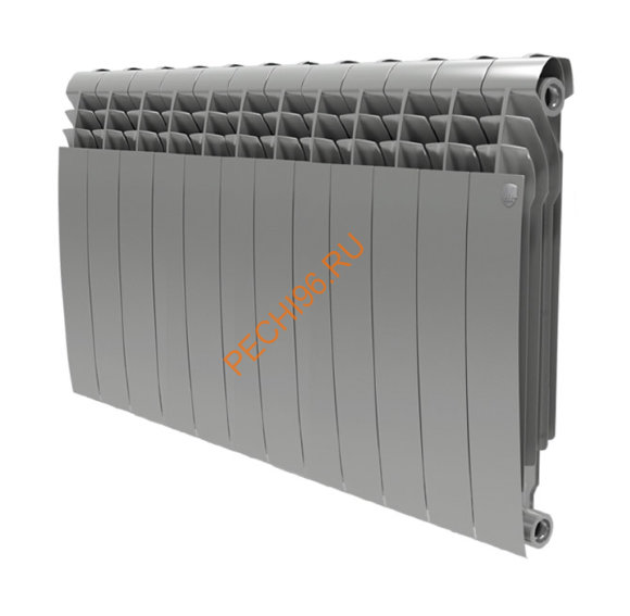 Радиатор биметаллический Royal Thermo BiLiner 500 Silver Satin 12с Радиатор биметаллический Royal Thermo BiLiner 500 Silver Satin 12с