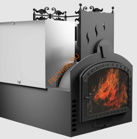 Печь банная Термосфера Горыныч 3, большая дверь со стеклом, система СВО