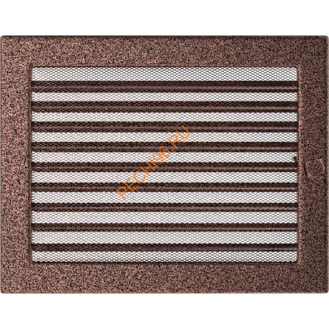 Вентиляционная решетка Kratki 22/30МХ 220х300 мм латунь