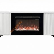 Электрокамин RealFlame НАОМИ R M25, Тумба под ТВ, с очагом ALPHA PEBBLE