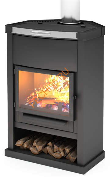 Печь-камин Теплодар ОВ-120 угловой