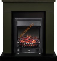 Электрокамин Royal Flame Bergen (Разборный), темная олива, с очагом Fobos FX Электрокамин Royal Flame Bergen (Разборный), темная олива, с очагом Fobos FX
