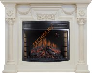 Электрокамин Royal Flame London Слоновая кость с патиной с очагом Dioramic 28 LED FX Электрокамин Royal Flame London Слоновая кость с патиной с очагом Dioramic 28 LED FX