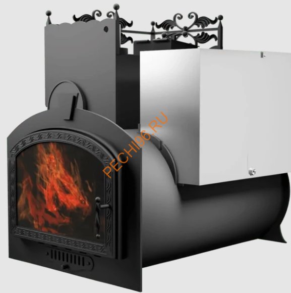 Печь банная Термосфера Горыныч 3, ЗК, большая дверь со стеклом