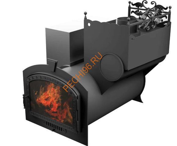 Печь банная Термосфера Горыныч 3, ЗК, большая дверь со стеклом