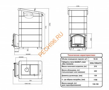 Печь банная нержавеющая сталь Калита Экстрим РК талькохлорит Печь банная нержавеющая сталь Калита Экстрим РК талькохлорит