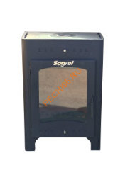 Печь-камин Согрей Горизонт 90 С с плитой