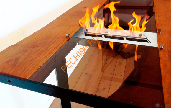 Биокамин ZeFire обеденный стол MIRAGE