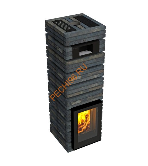 Дровяная банная печь Grill'D Shaman Short, 3 каменки