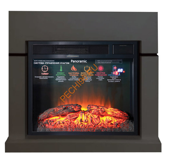 Электрокамин InterFlame Гранд с очагом Foton 23 LED FX