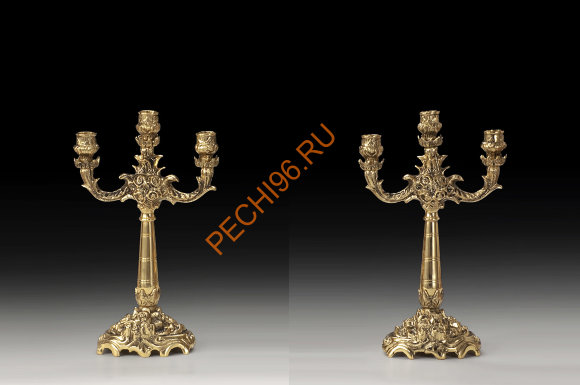 Канделябр на 3 свечи Virtus 2451В, пара