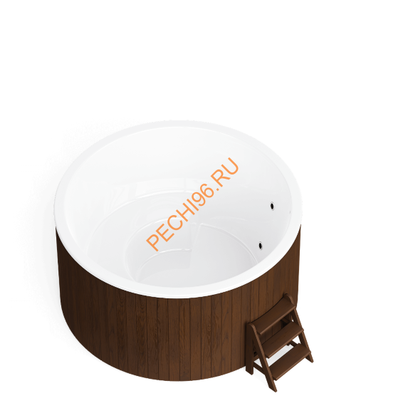 Купель композитная Polarspa COMFORT FAMILY COLD 220 термососна темная