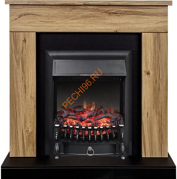 Электрокамин Royal Flame Bergen (Разборный), дуб галифакс, с очагом Fobos FX