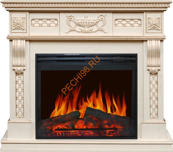 Электрокамин Royal Flame Corsica Слоновая кость с патиной с очагом Jupiter FX New Электрокамин Royal Flame Corsica Слоновая кость с патиной с очагом Jupiter FX New
