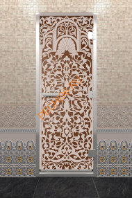 Дверь стеклянная DoorWood Хамам «Флоренция» бронза, 1900х700 мм Дверь стеклянная DoorWood Хамам «Флоренция» бронза, 1900х700 мм