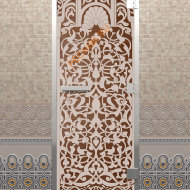 Дверь стеклянная DoorWood Хамам «Флоренция» бронза, 1900х700 мм