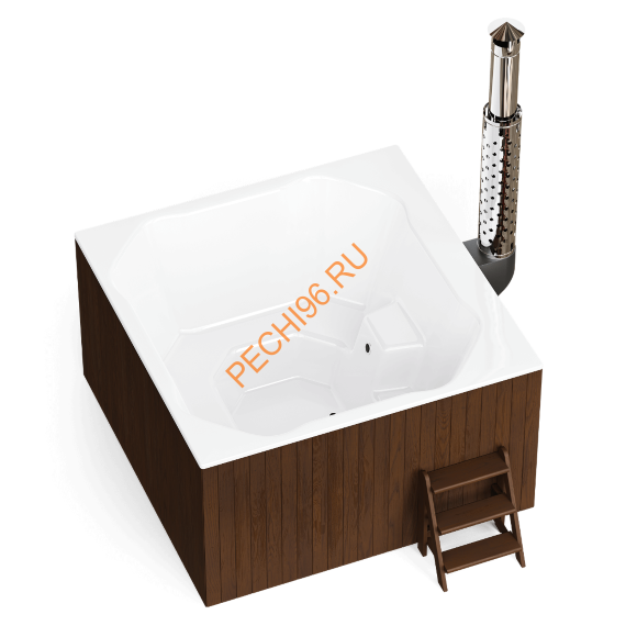 Купель композитная Polarspa ELITE QUATTRO 200 термобереза темная