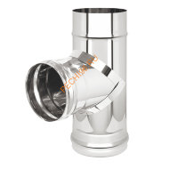 Тройник Везувий 90° D120мм