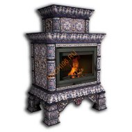 Печь-камин КимрПечь Кострома пристенный двухъярусный Март