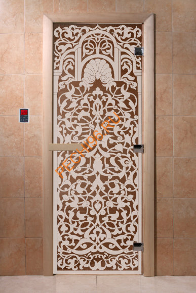 Дверь стеклянная DoorWood «Флоренция бронза», 1700х700 мм