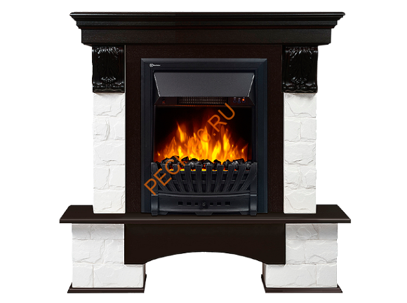Электрокамин Electrolux Classic EFP/P-1020LS с порталом Firelight Forte Classic, камень белый, венге Электрокамин Electrolux Classic EFP/P-1020LS с порталом Firelight Forte Classic, камень белый, венге