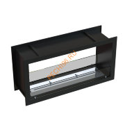 Биокамин сквозной 1100х500х300 мм, стекло тонированное Биокамин сквозной 1100х500х300 мм, стекло тонированное